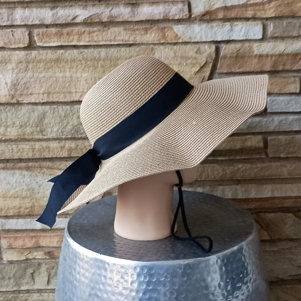 FURTALK Womens Beach Sun Hat UPF50 Travel Foldable Brim_M/L